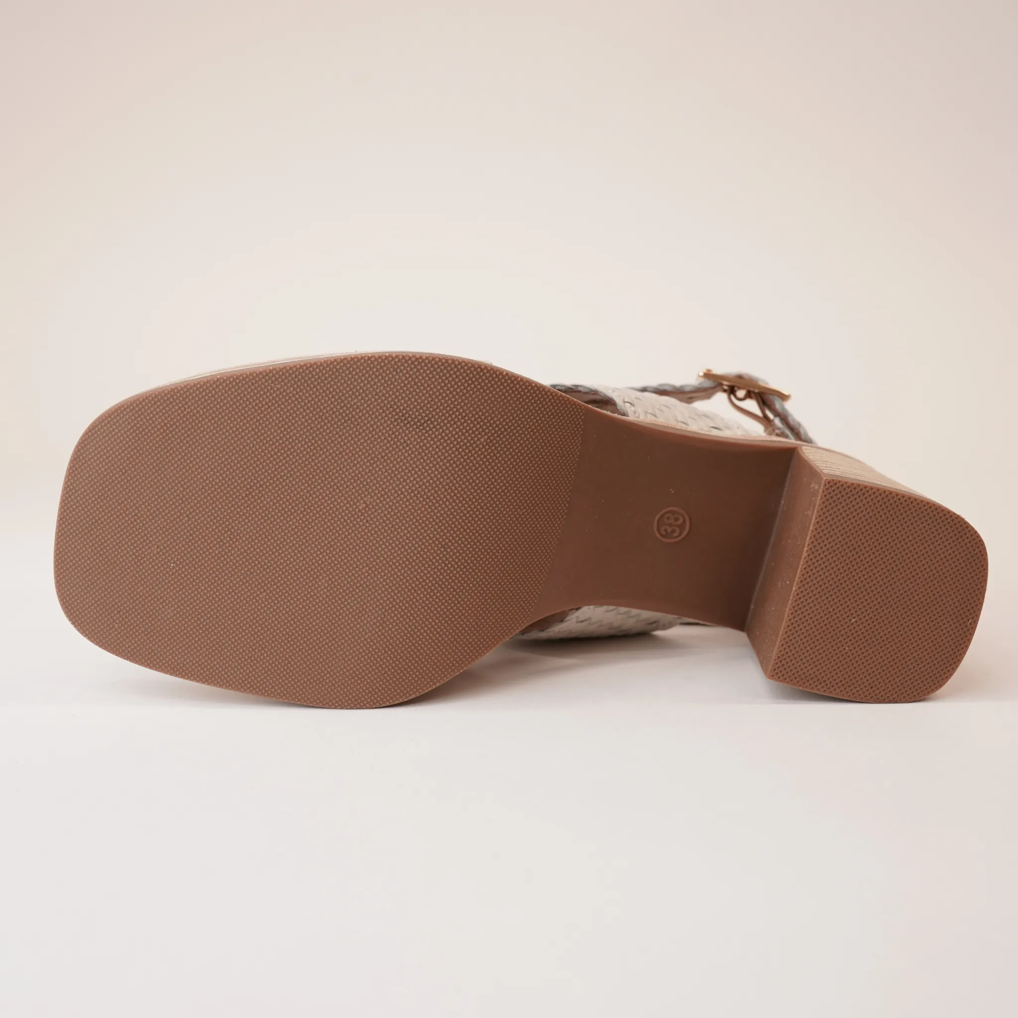 Amuse Cream Leather Heels