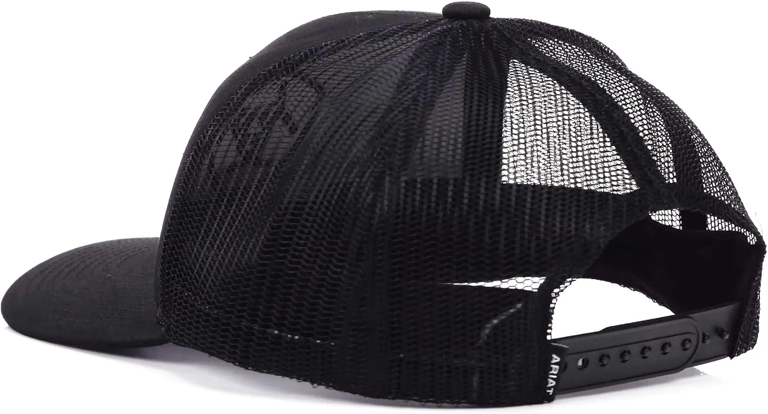 ARIAT Men's Snapback Flex Fit Small Shield Logo Cap