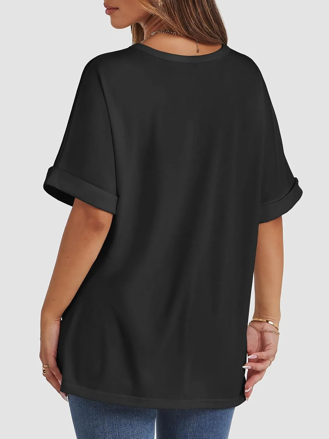 ATHMILE Womens Oversized T Shirts Summer Tops Spring Casual Loose Fit Workout Short Sleeve 2025 Beach Vacation