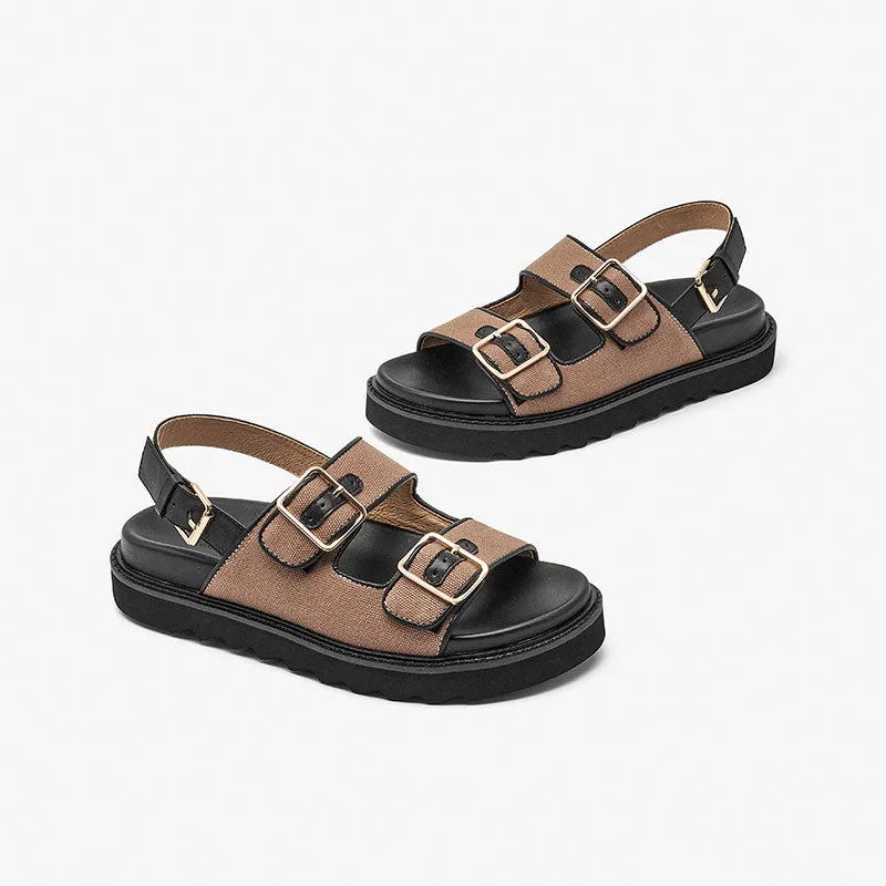BeauToday Casual Platform Sandals for Women