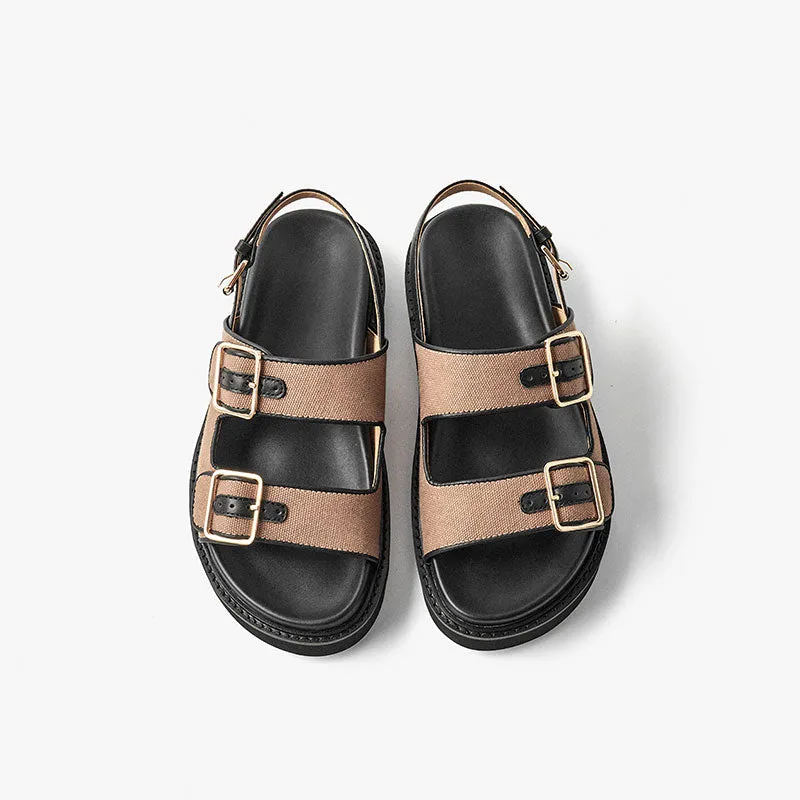 BeauToday Casual Platform Sandals for Women