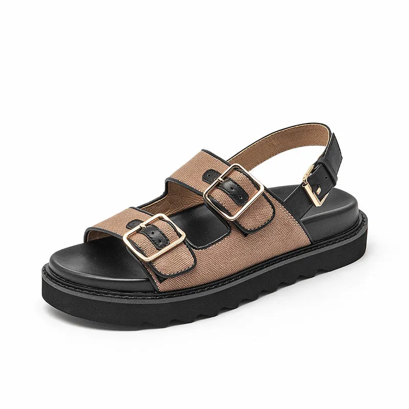 BeauToday Casual Platform Sandals for Women