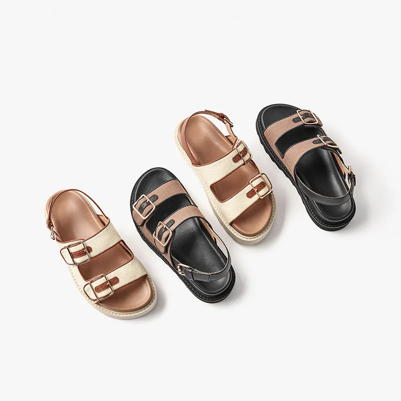BeauToday Casual Platform Sandals for Women