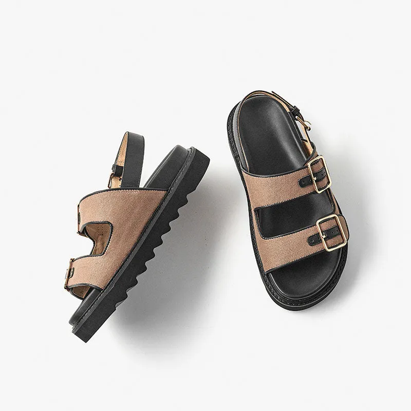 BeauToday Casual Platform Sandals for Women