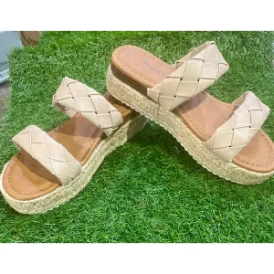 Breezy Luxe Braided Espadrille Sandals