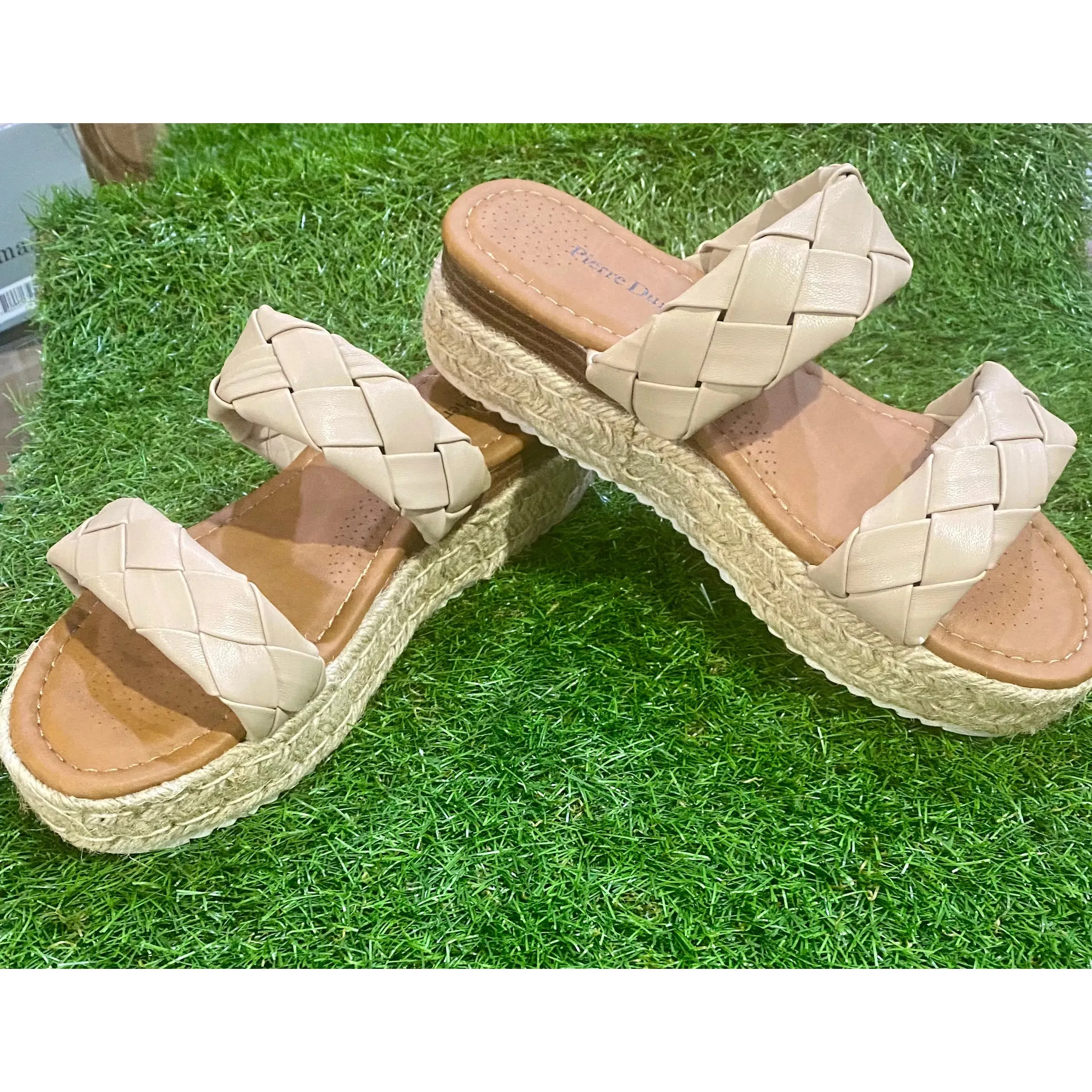 Breezy Luxe Braided Espadrille Sandals