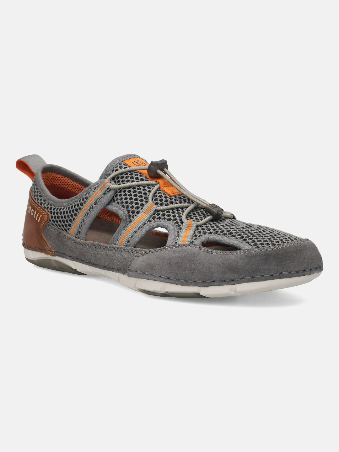 bugatti Grey Loafers
