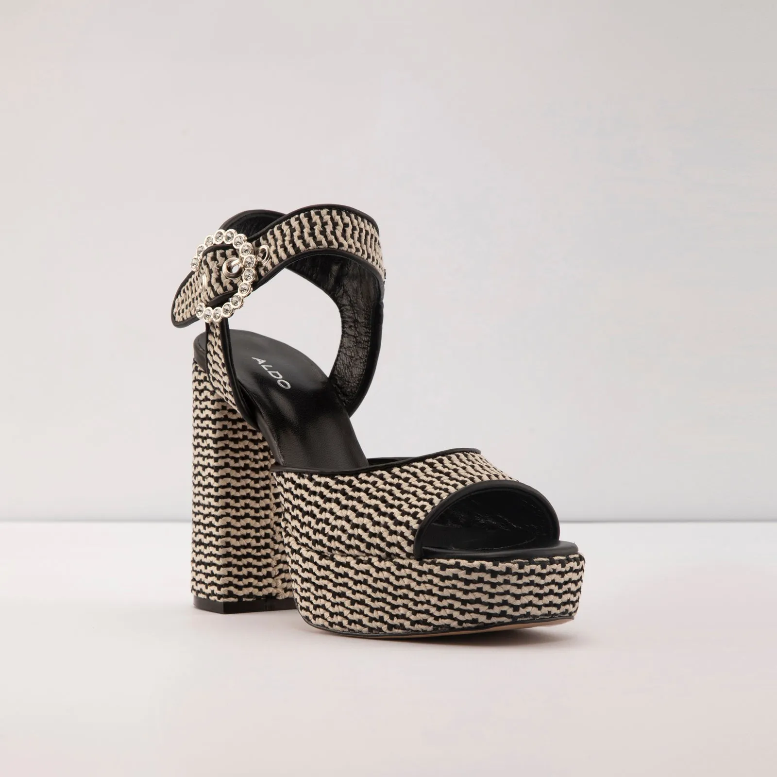 Caceres-TR real leather beige woman heels