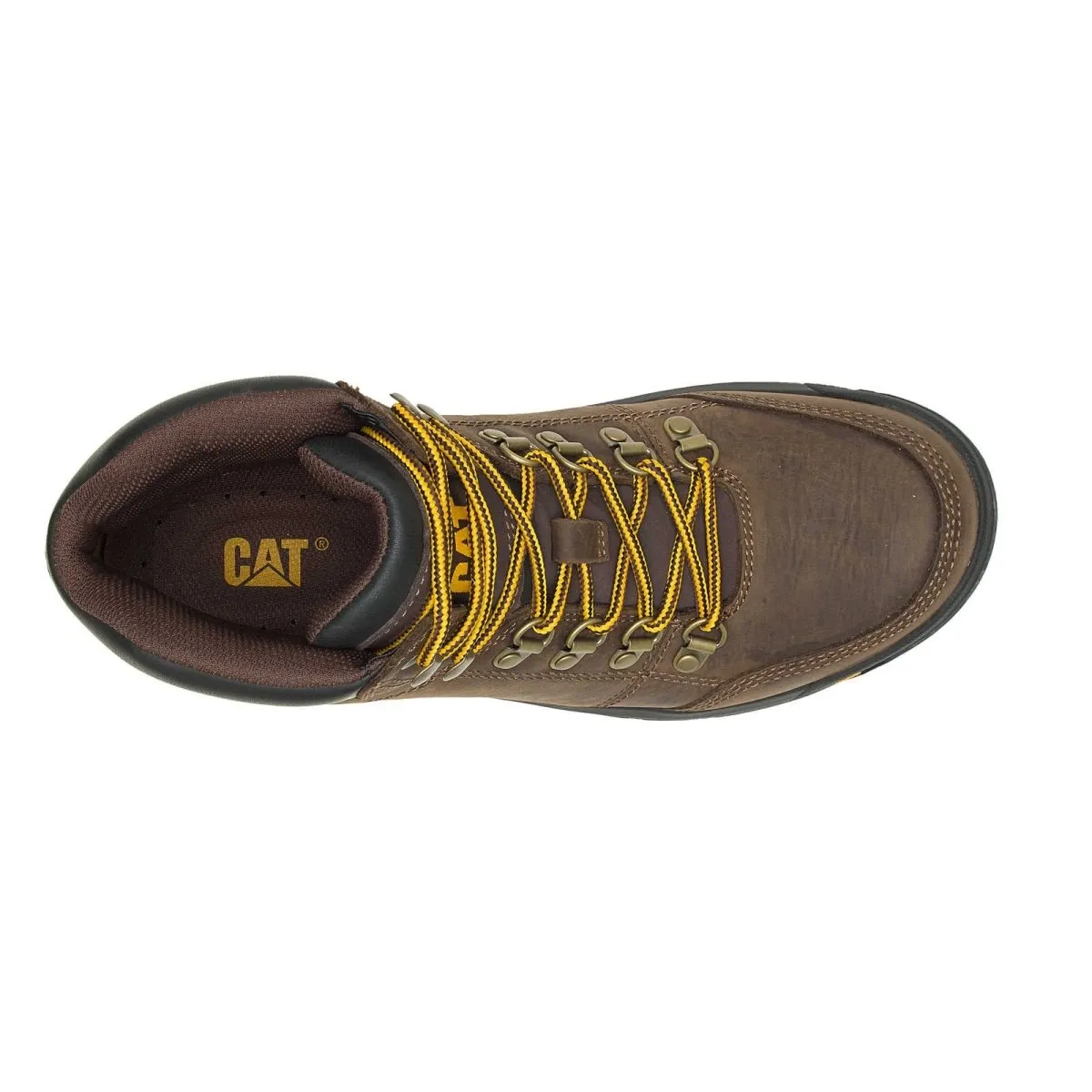 Caterpillar Outline Soft Toe Men's Work Boot (p74087) In Seal Brown