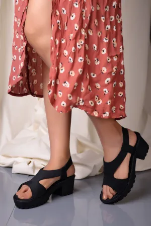 Chunky heeled sandals