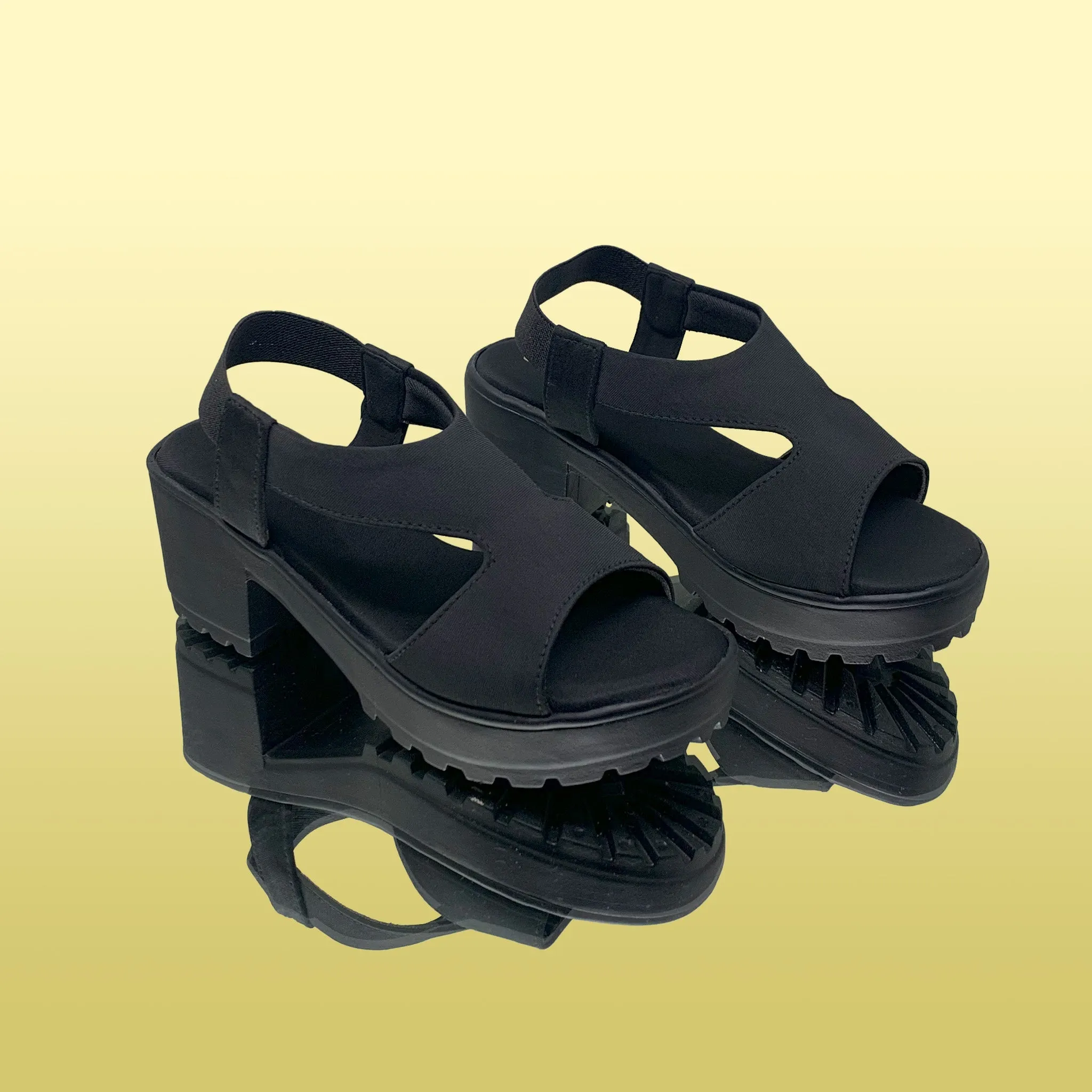 Chunky heeled sandals