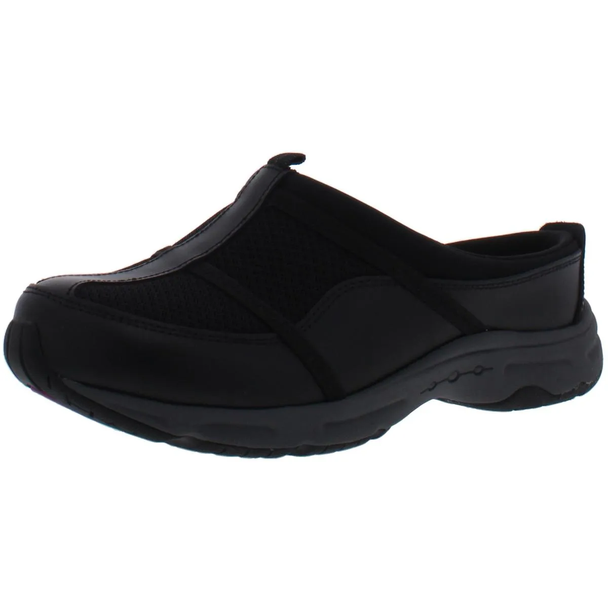 Easy Spirit Womens Argyle Comfort Insole Slip On Mule Sneakers