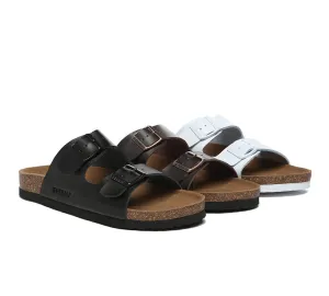 EVERAU® Men Adjustable Strap Summer Beach Large Size Mick Sandal Slides