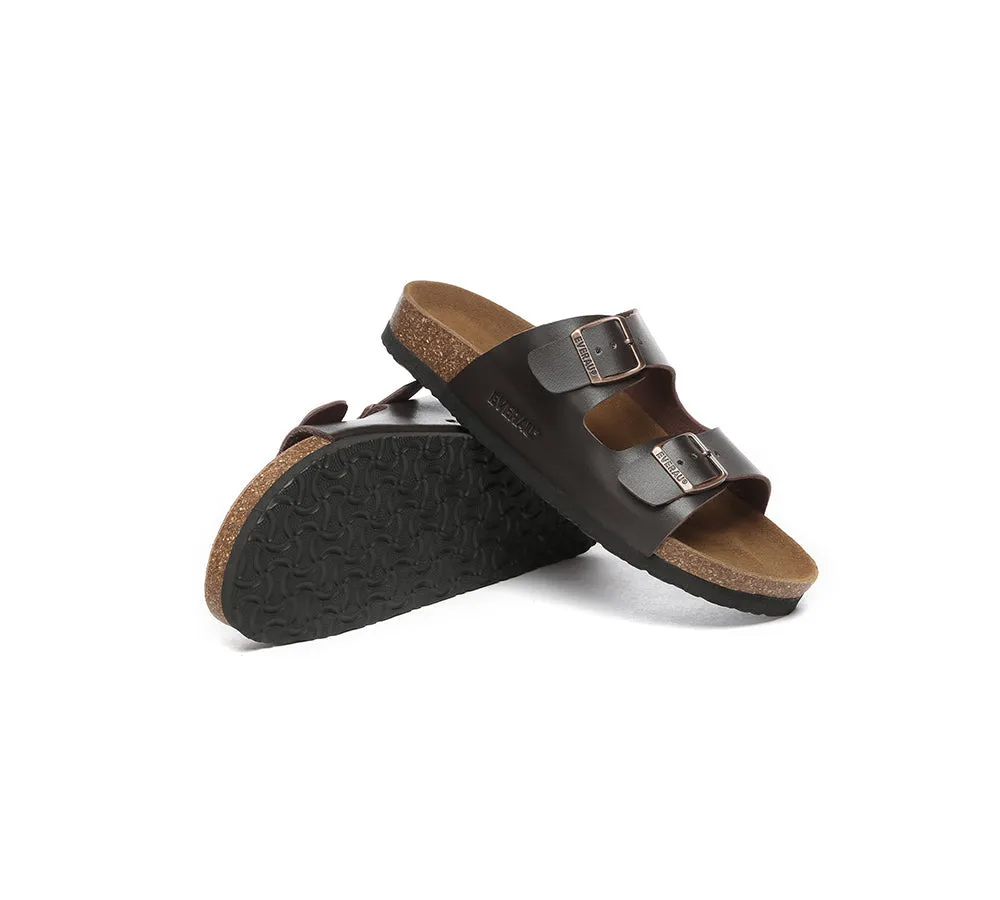 EVERAU® Men Adjustable Strap Summer Beach Large Size Mick Sandal Slides