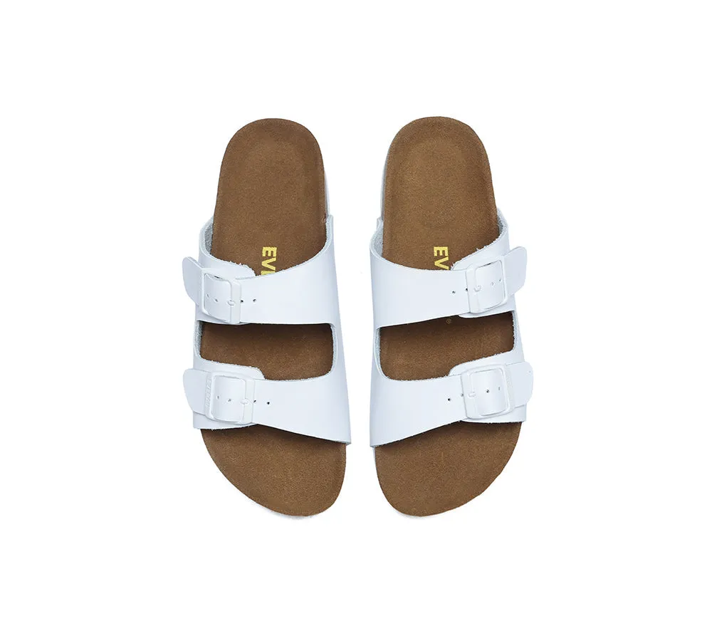 EVERAU® Men Adjustable Strap Summer Beach Large Size Mick Sandal Slides