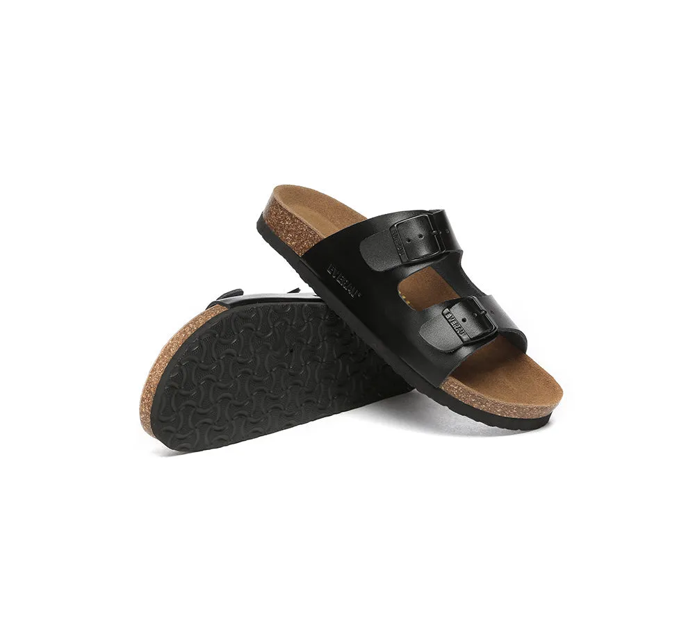 EVERAU® Men Adjustable Strap Summer Beach Large Size Mick Sandal Slides