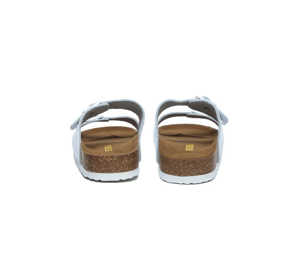 EVERAU® Men Adjustable Strap Summer Beach Large Size Mick Sandal Slides