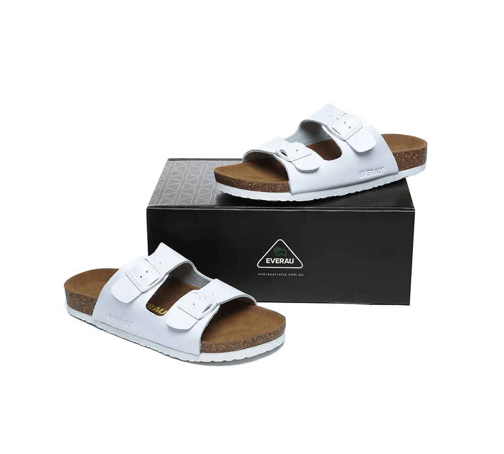 EVERAU® Men Adjustable Strap Summer Beach Large Size Mick Sandal Slides