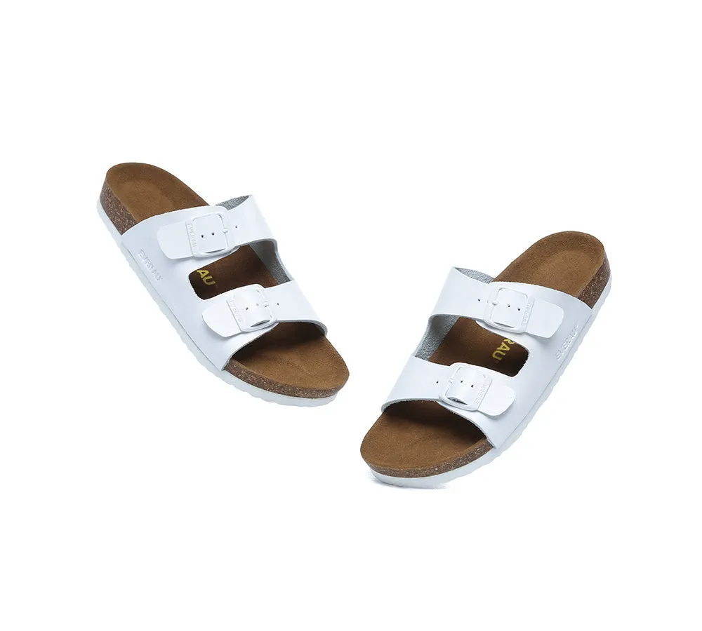 EVERAU® Men Adjustable Strap Summer Beach Large Size Mick Sandal Slides