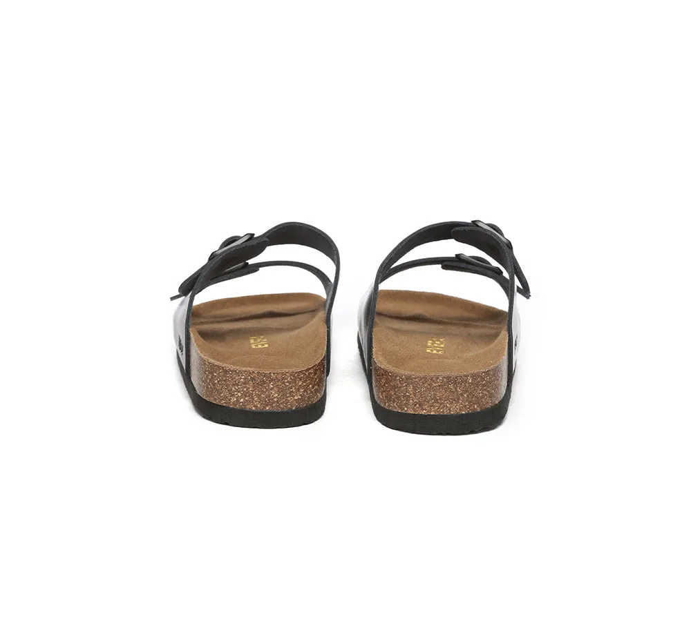 EVERAU® Men Adjustable Strap Summer Beach Large Size Mick Sandal Slides