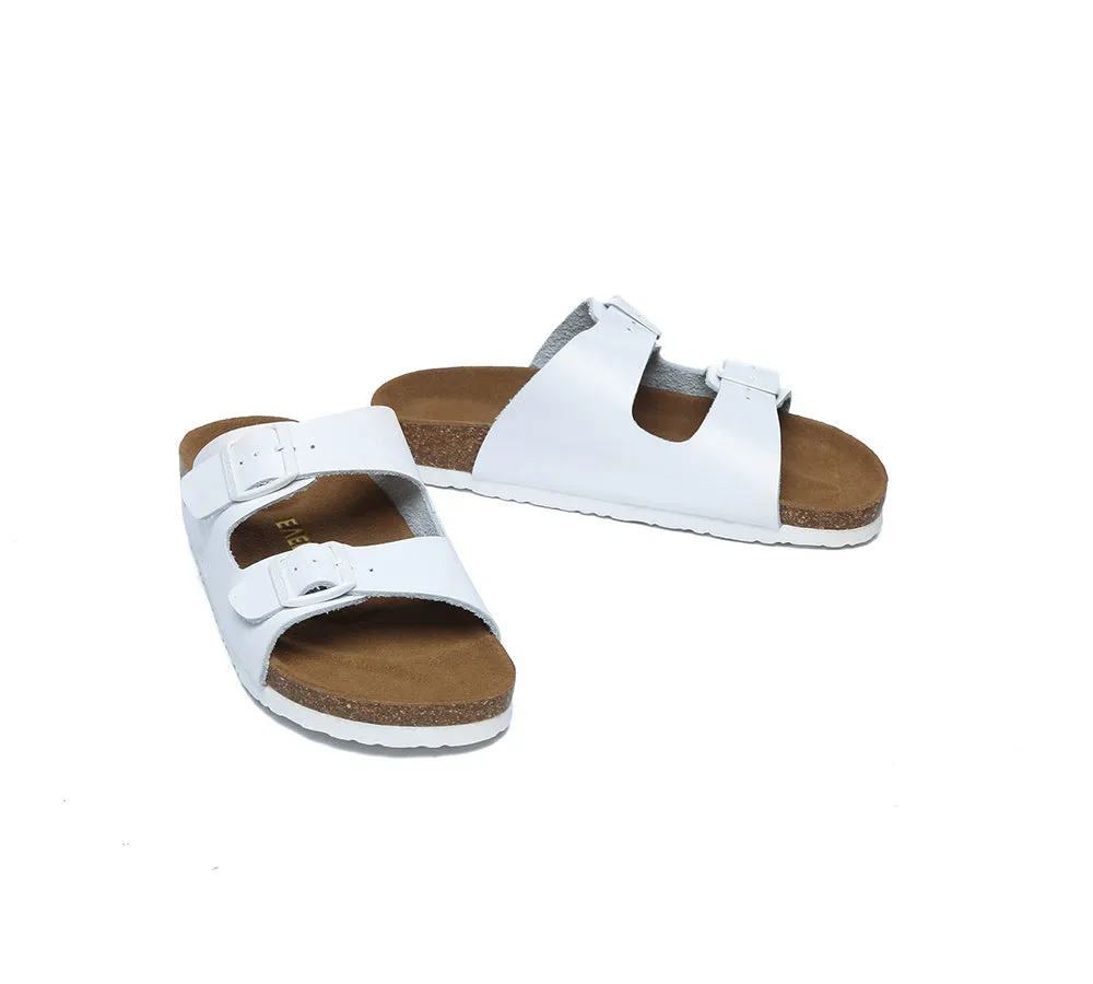 EVERAU® Men Adjustable Strap Summer Beach Large Size Mick Sandal Slides