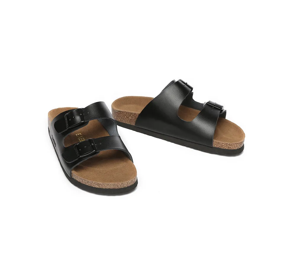 EVERAU® Men Adjustable Strap Summer Beach Large Size Mick Sandal Slides