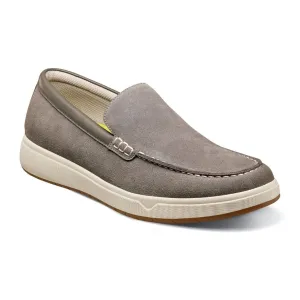Florsheim Heist Moc Toe Venetian Loafer (Men) - Gray Suede