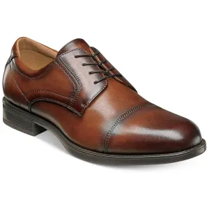 Florsheim Mens Center Cap Oxford  Leather Lace-Up Cap Toe Oxfords