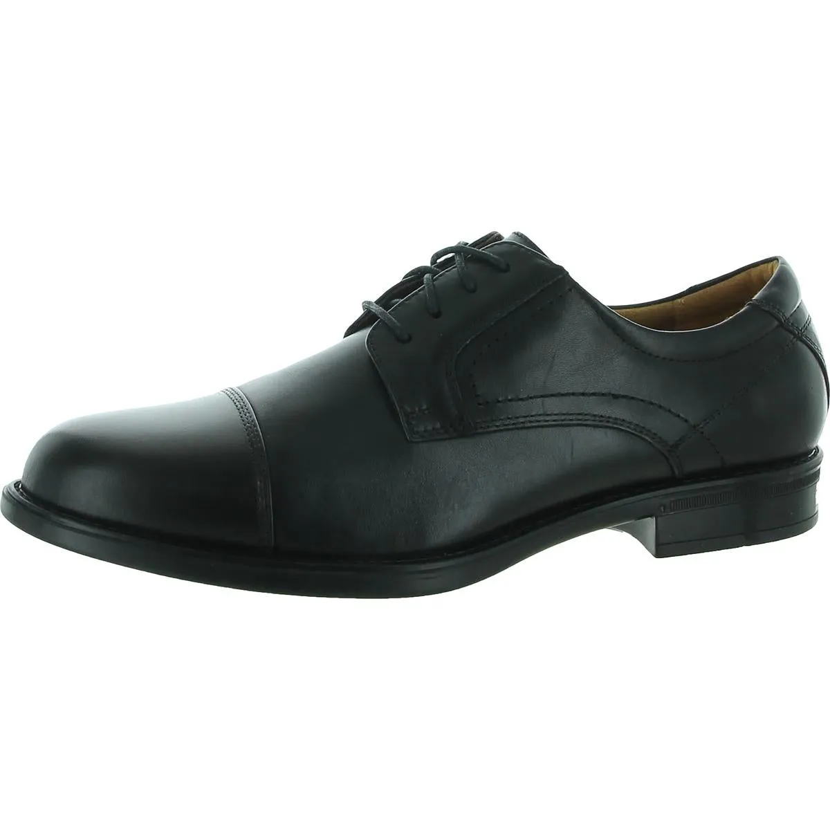 Florsheim Mens Center Cap Oxford  Leather Lace-Up Cap Toe Oxfords