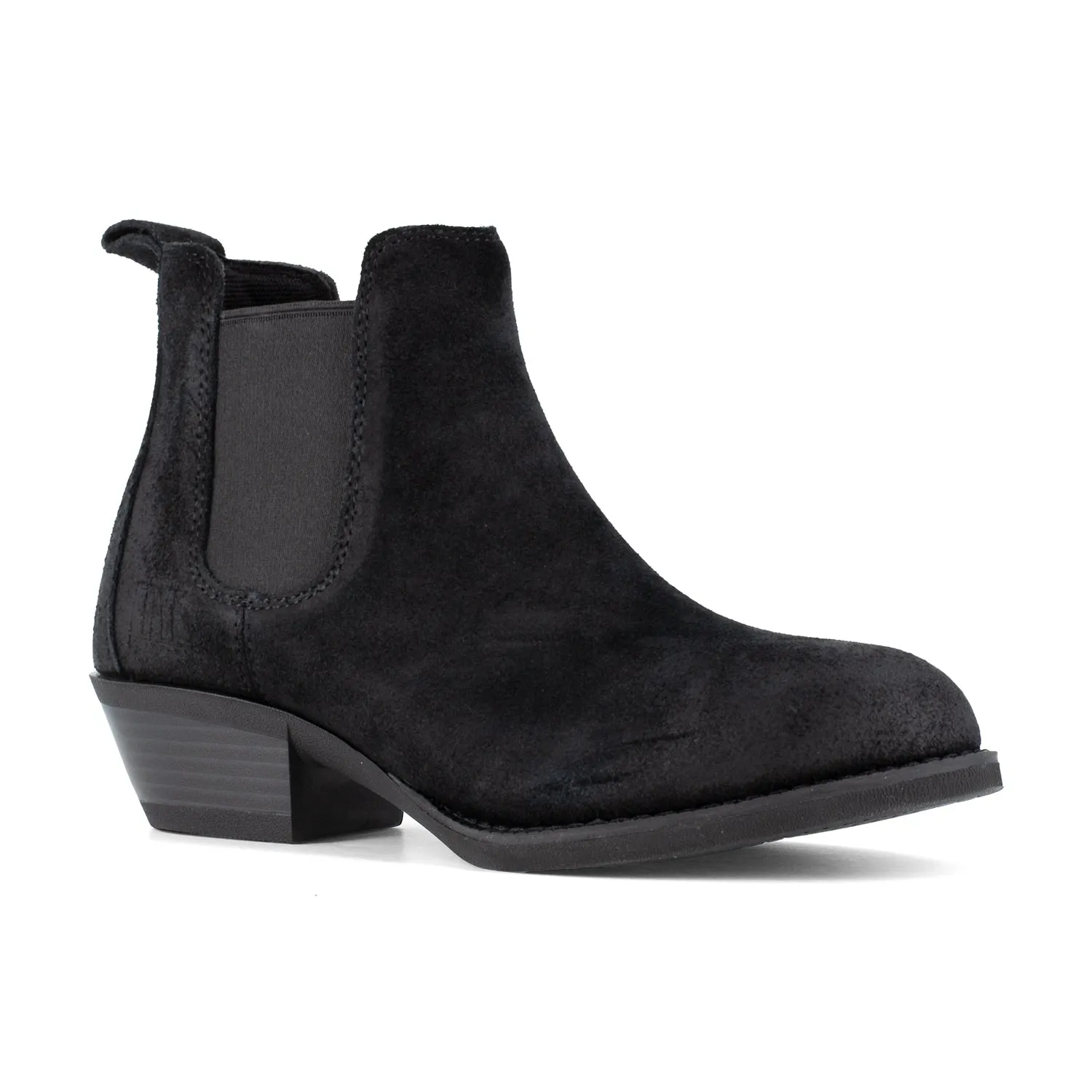 Frye Supply Womens Black Leather ST EH Safety-Crafted Chelsea Work Boots 10 M