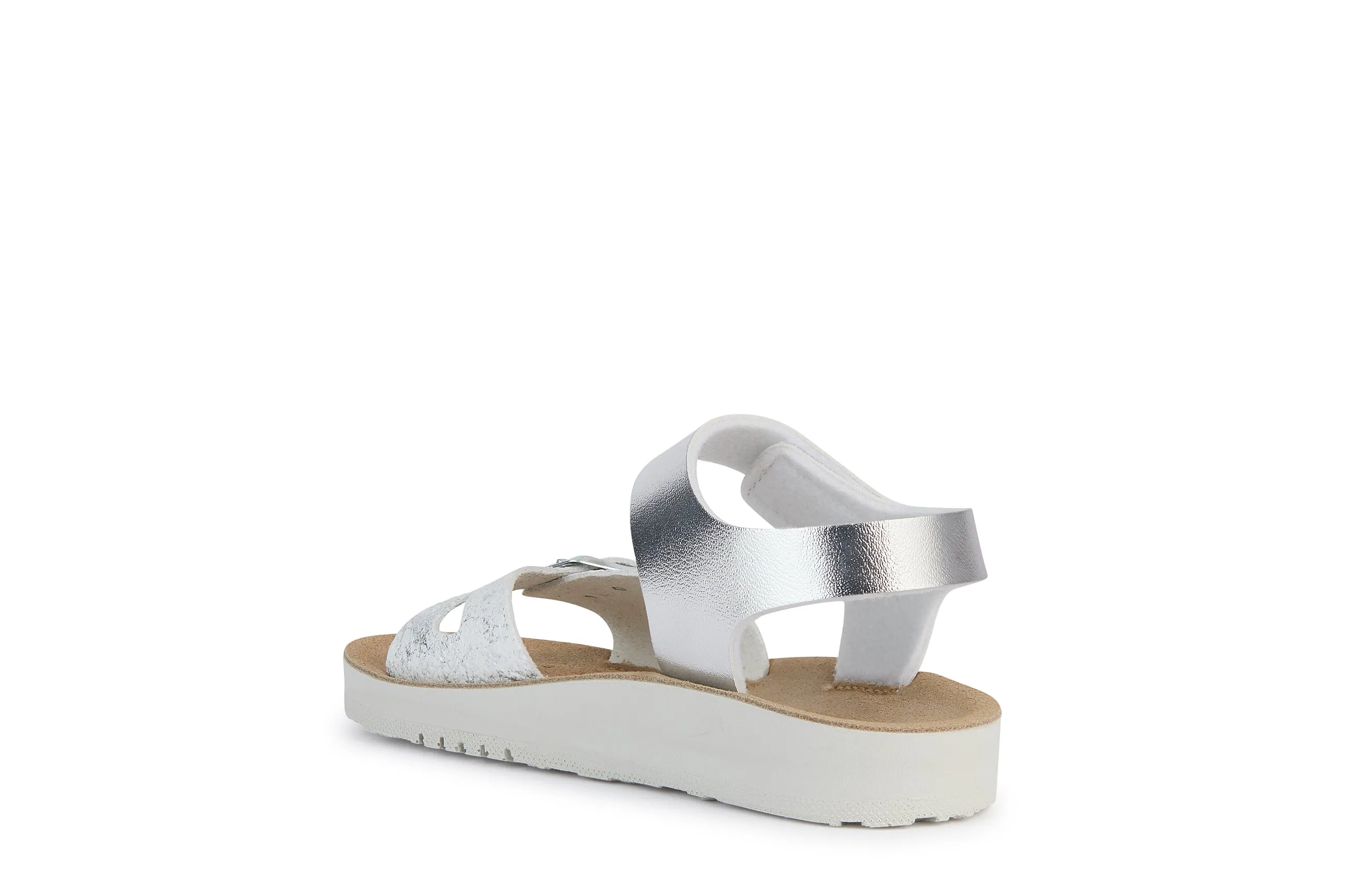 Geox Costarei | Silver Kids Sandals