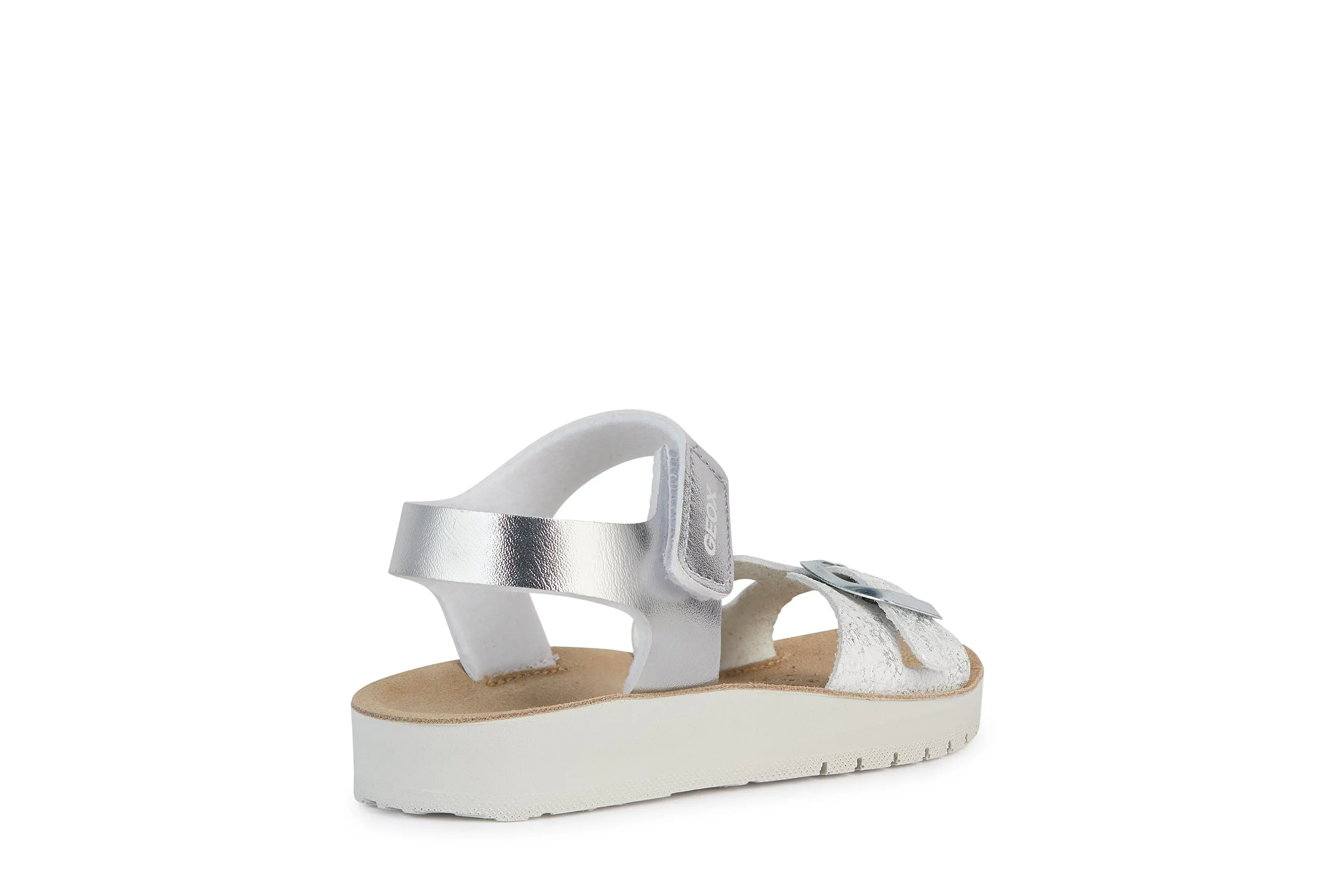 Geox Costarei | Silver Kids Sandals