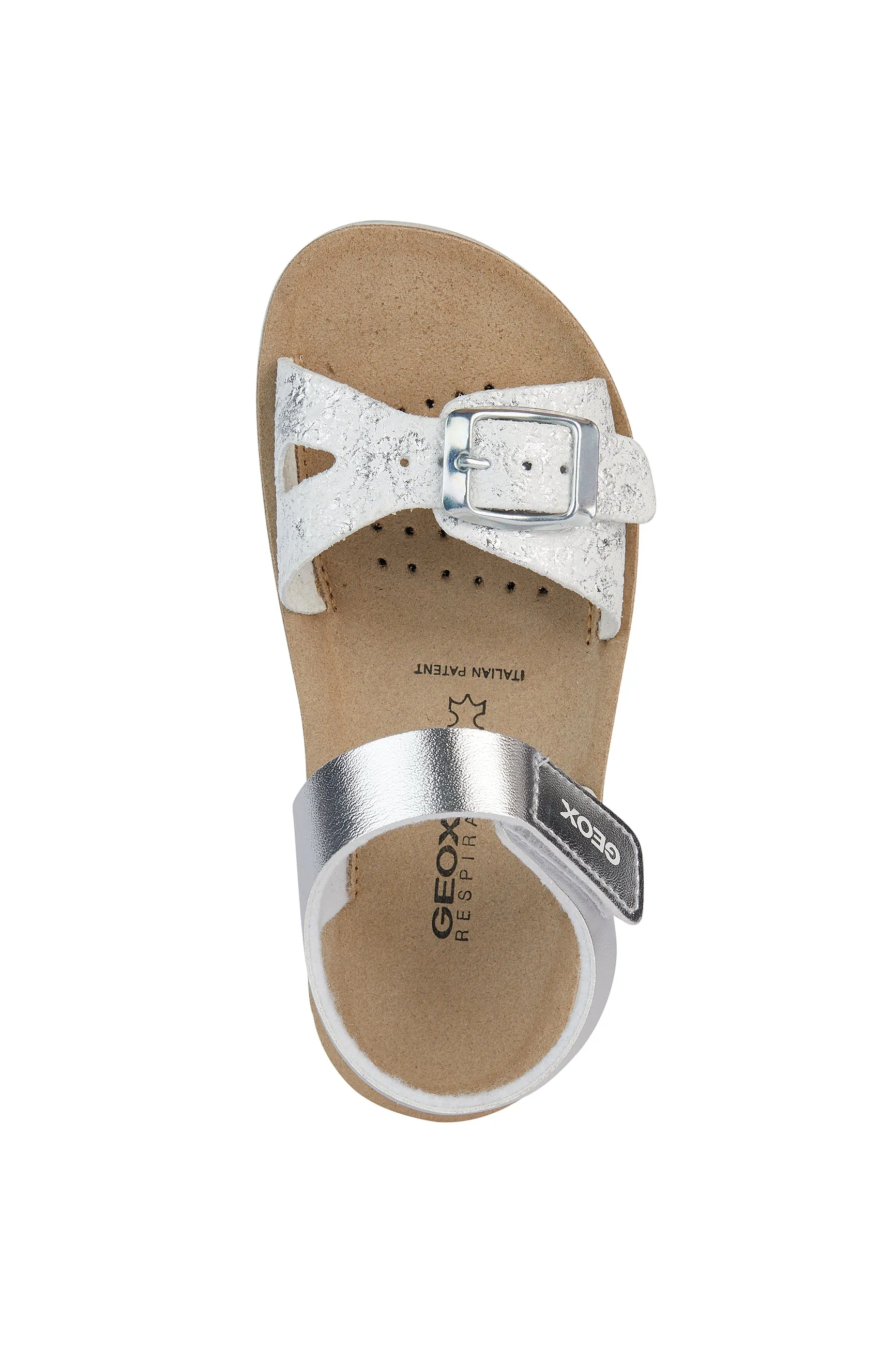 Geox Costarei | Silver Kids Sandals