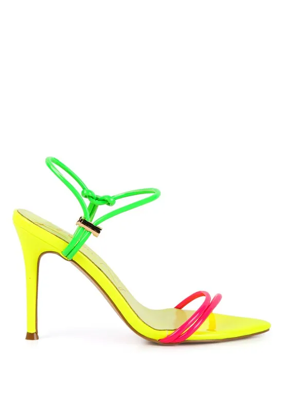 High Heel Porch Drawstring Band Sandals
