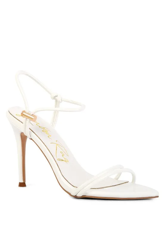High Heel Porch Drawstring Band Sandals