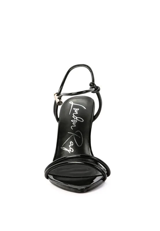 High Heel Porch Drawstring Band Sandals