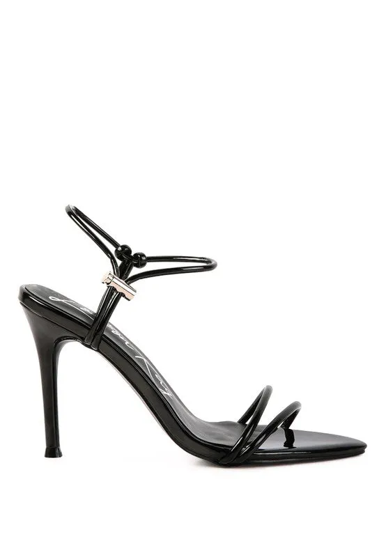 High Heel Porch Drawstring Band Sandals