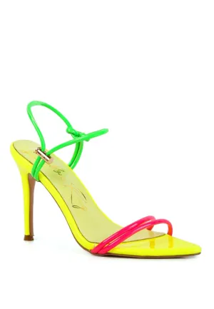 High Heel Porch Drawstring Band Sandals