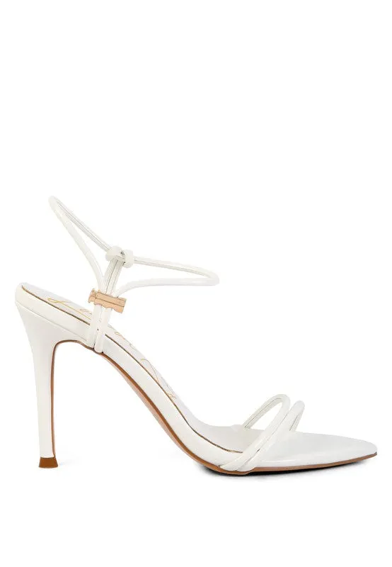 High Heel Porch Drawstring Band Sandals