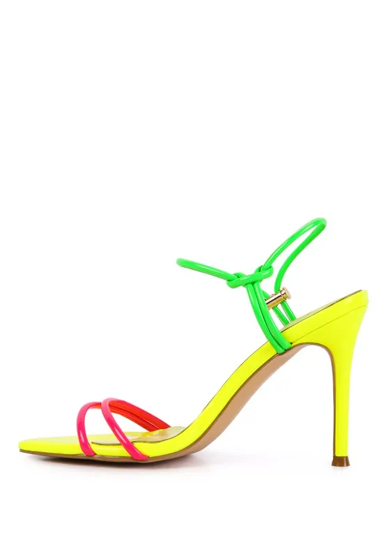 High Heel Porch Drawstring Band Sandals