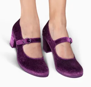 Hot Chocolate Chocolaticas® Mid Heels Plum Elixir Women's Mary Jane Pump