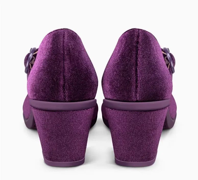 Hot Chocolate Chocolaticas® Mid Heels Plum Elixir Women's Mary Jane Pump