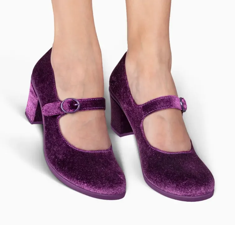 Hot Chocolate Chocolaticas® Mid Heels Plum Elixir Women's Mary Jane Pump