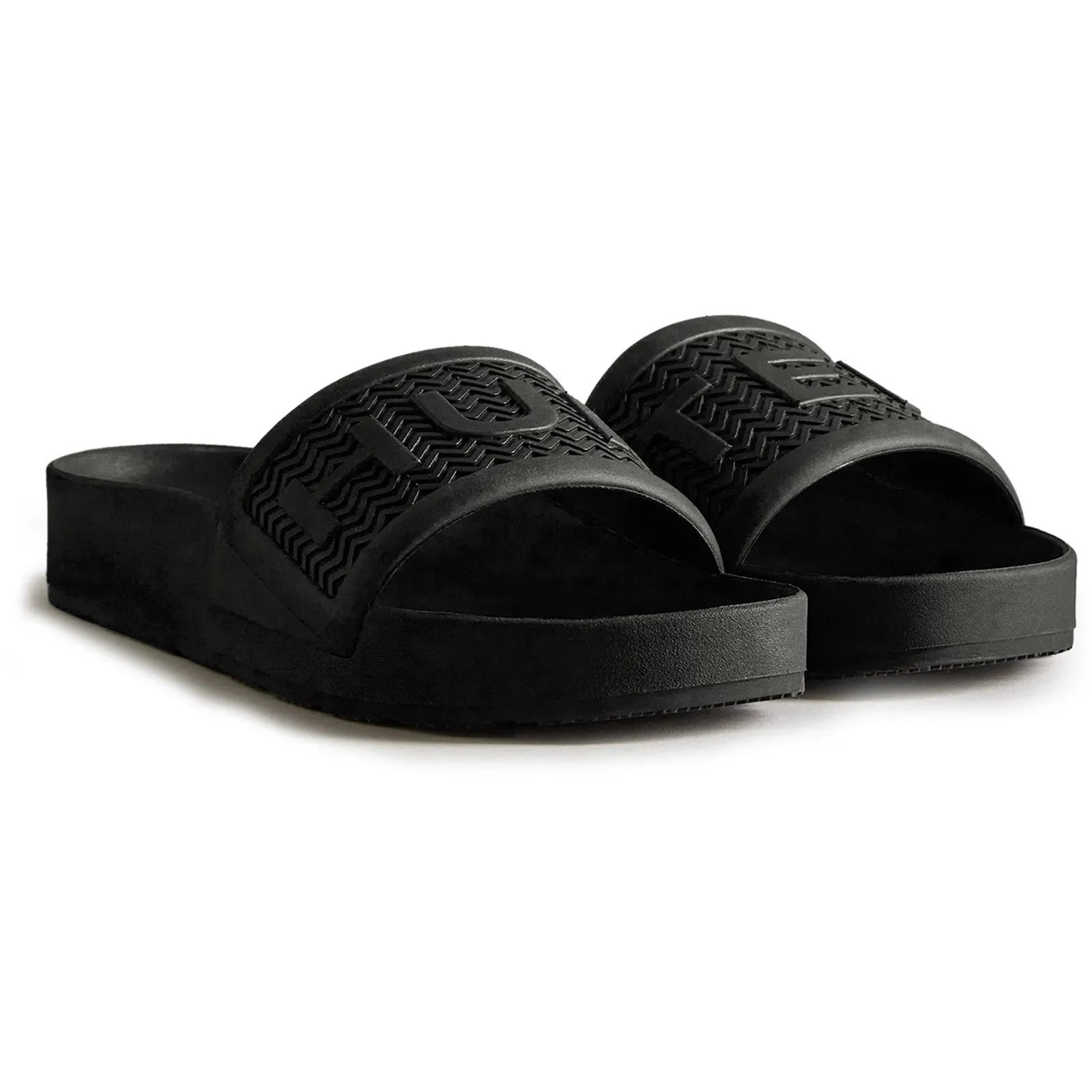 HUNTER HU Men's Bloom Algae Foam Slide Lightweight Sustainable Slip-On Sandals Open Toe Crafted from Eco-Friendly EVA & Recycled Algae for Comfort & Durability