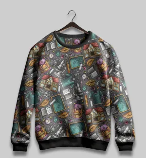 Learn in Style All-Over Print Sweatshirt