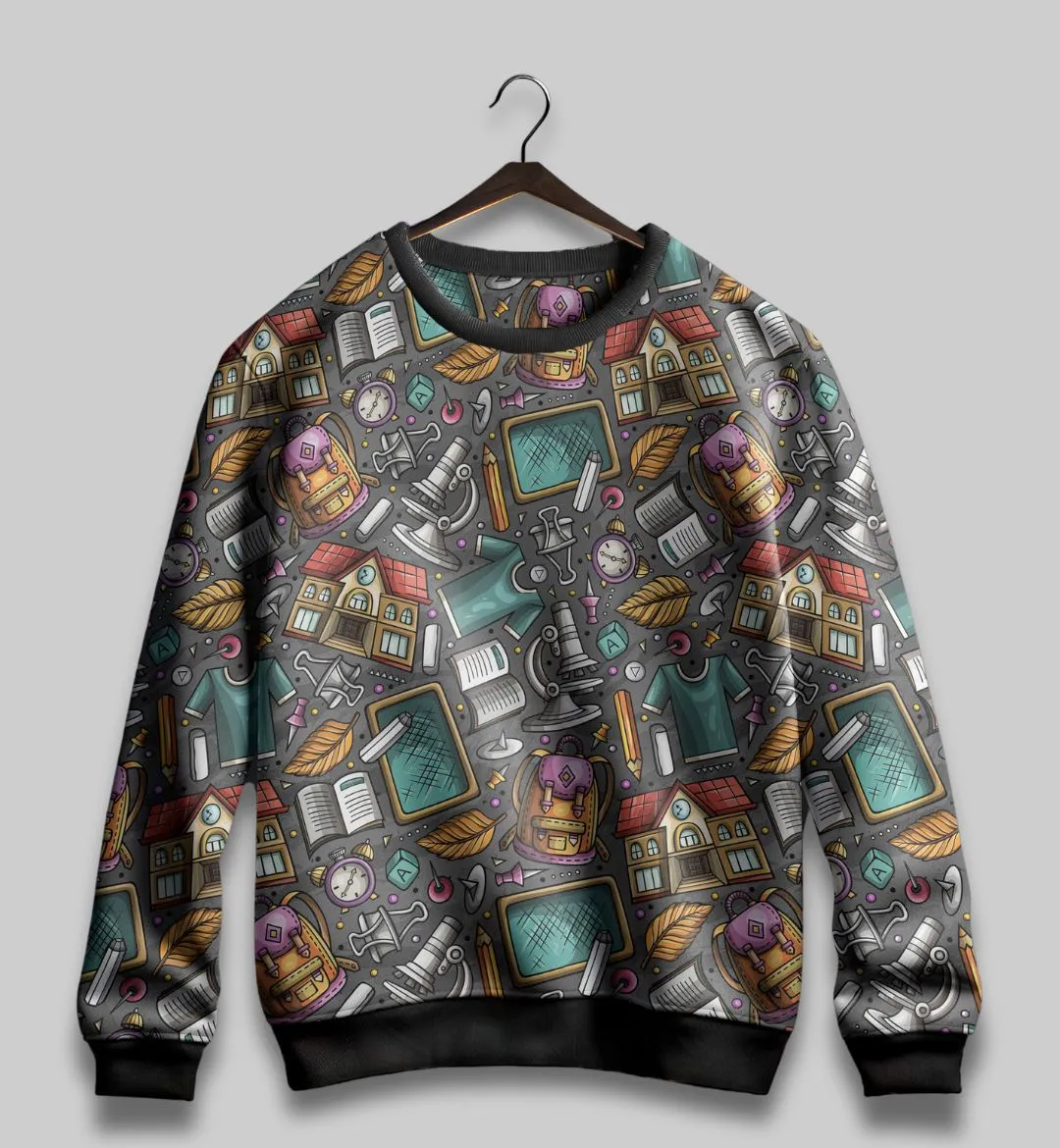 Learn in Style All-Over Print Sweatshirt