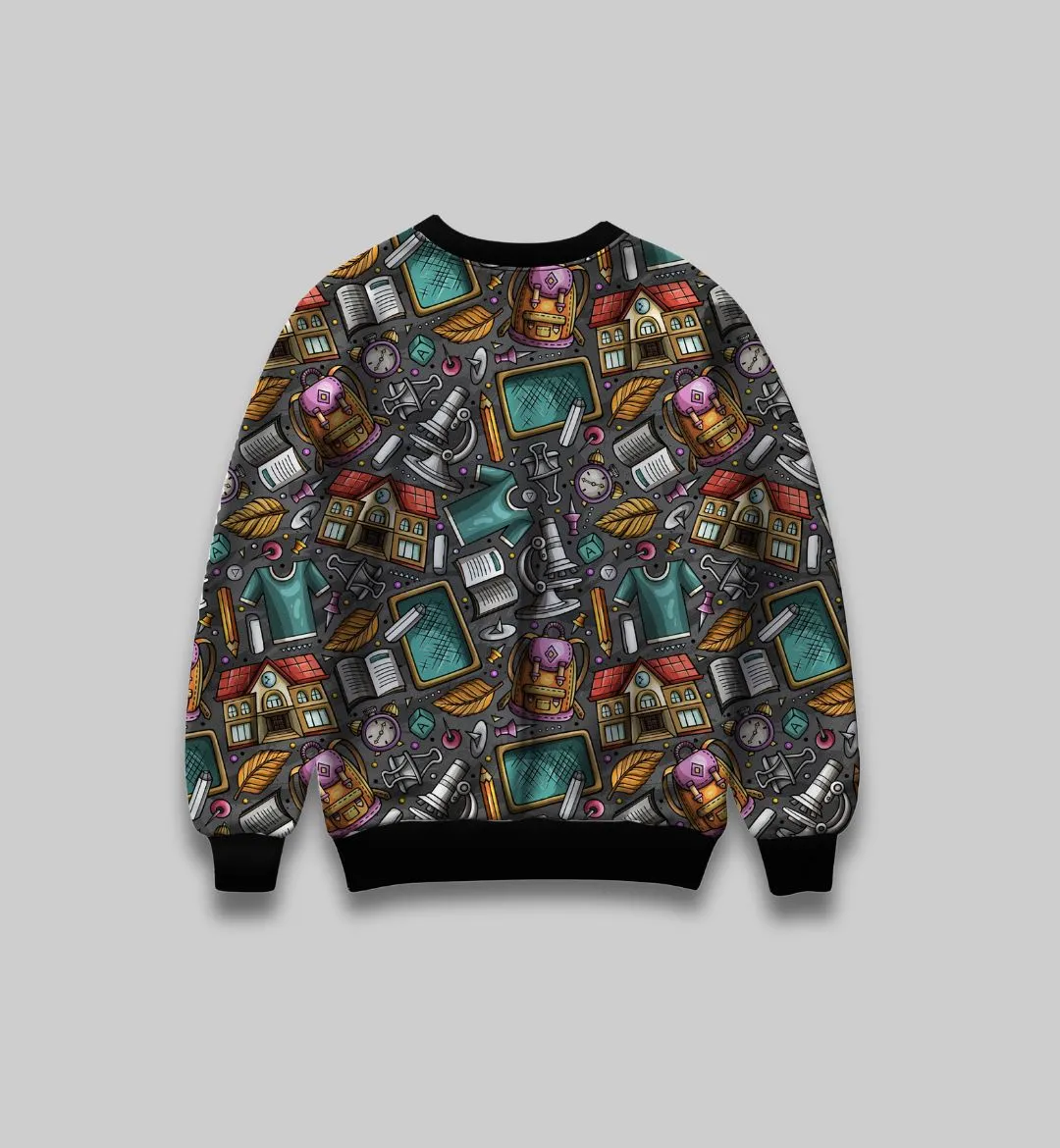 Learn in Style All-Over Print Sweatshirt