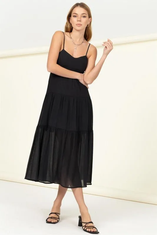Miley Tiered Midi Dress