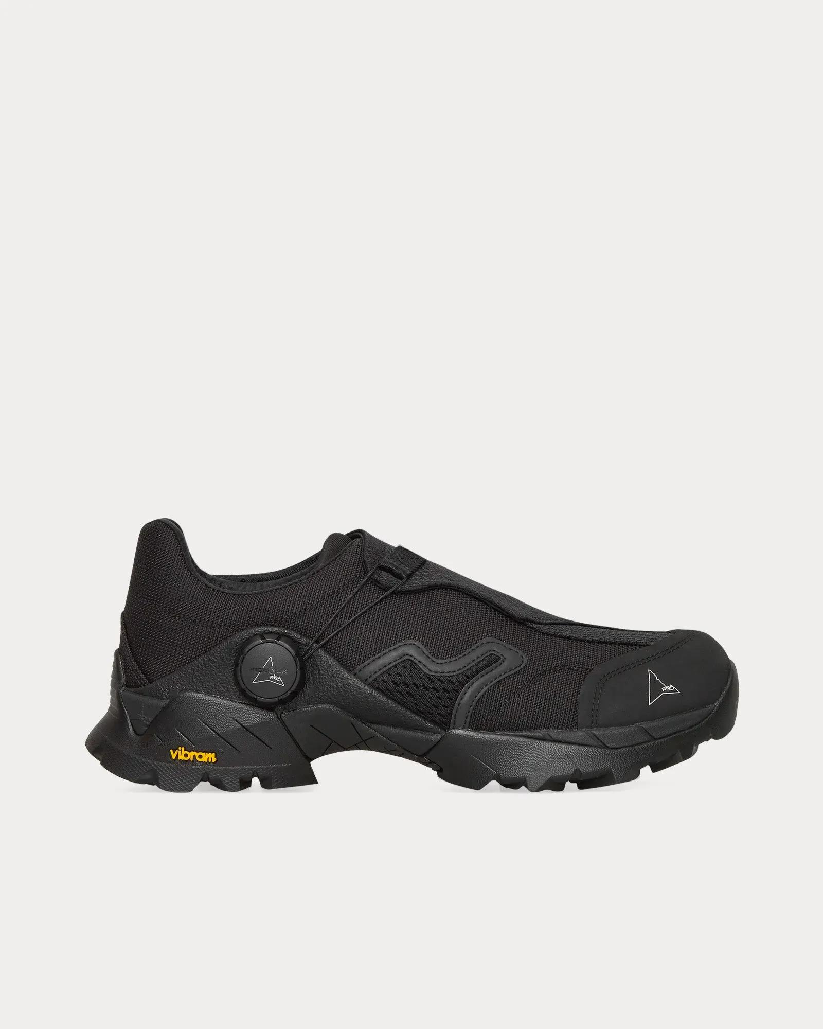 Minaar Black Slip On Sneakers