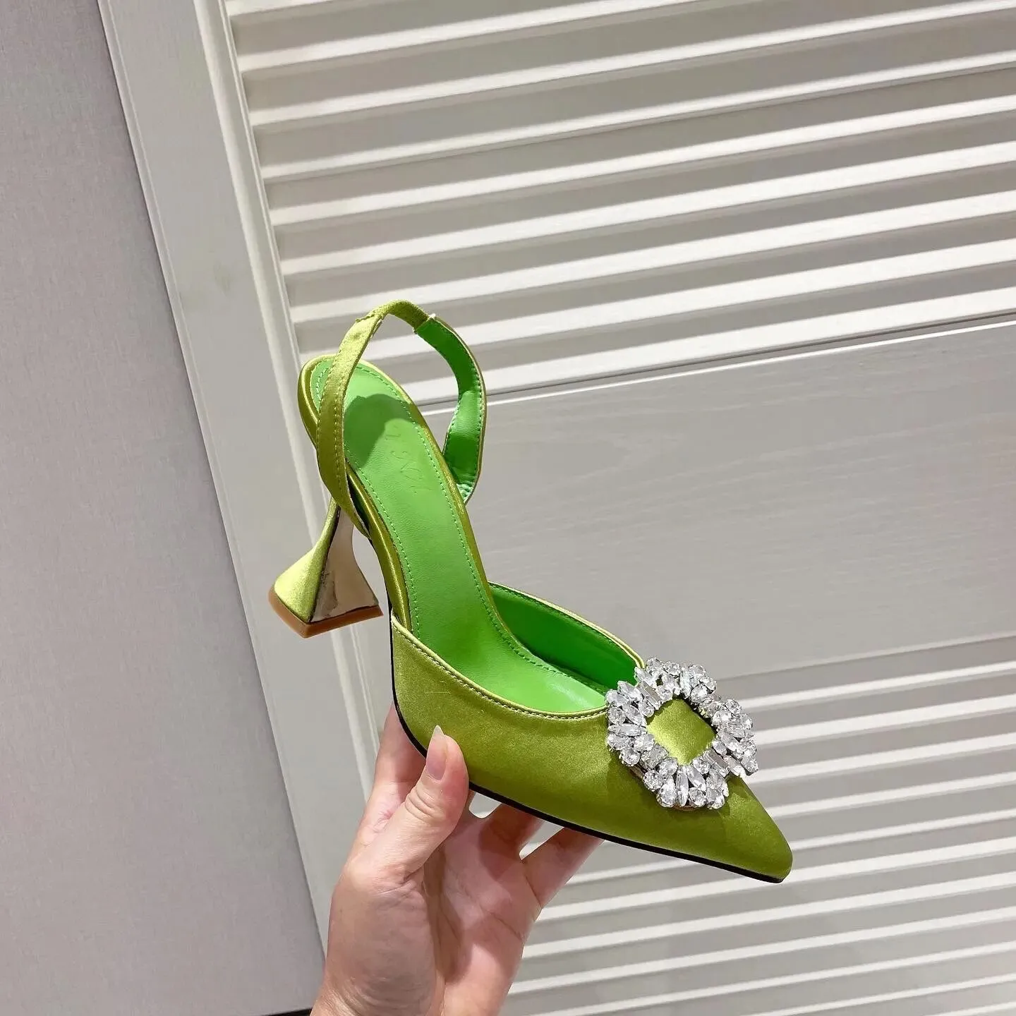 Princess Crystal Triangle Heels